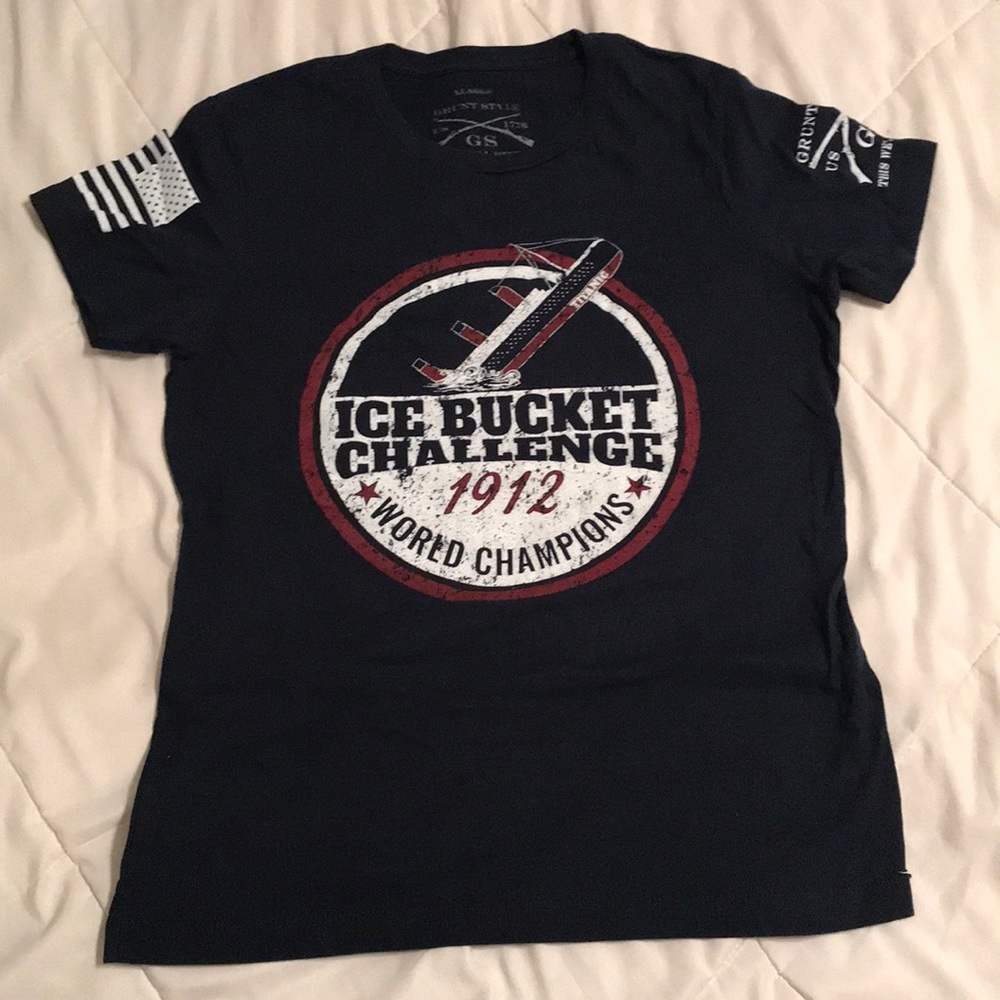 Grunt style ice bucket titanic T-shirt